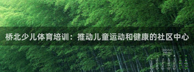 欧陆娱乐脚本怎么下载：桥北少儿体育培训：推动儿童运动